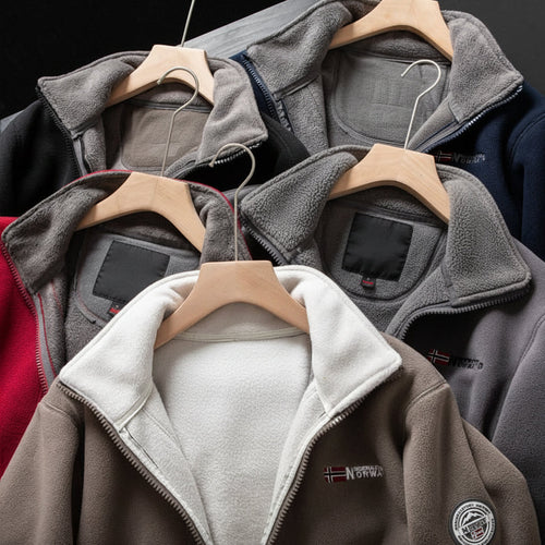 Casual Zip-Up Jacket for Men - Comfortable Outerwear