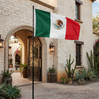 Outdoor Display of National Flag for Men's Mexico Team