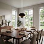 Semi-Spherical Minimalist Pendant Light Fixture