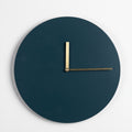 Numberless Round Wall Clock with Minimalist Design