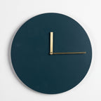 Numberless Round Wall Clock with Minimalist Design