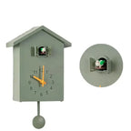 Cuckoo Wall Clock in House Design with Pendulum Feature