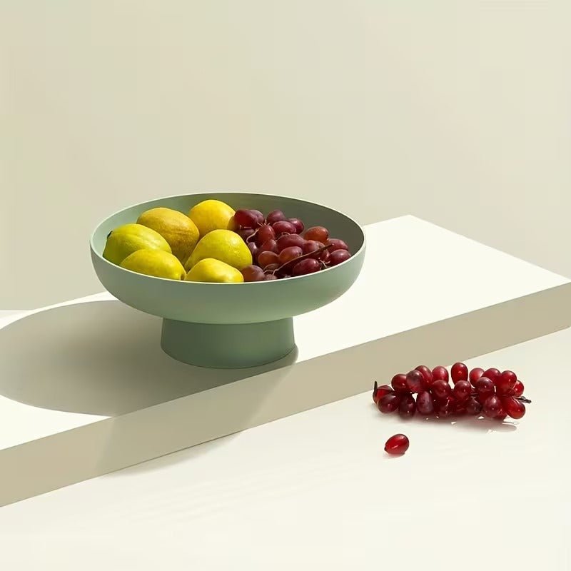 Decorative Fruit Bowl with Elevated Stand – Modern Design
