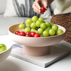 Decorative Fruit Bowl with Elevated Stand – Modern Design