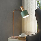 Adjustable Shade Desk Lamp in Elegant Gold Finish