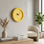 Minimalist Round Wall Clock with Contemporary Style