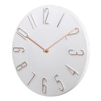 Silent Round Clock for Home and Office Decoration