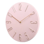 Silent Round Clock for Home and Office Decoration