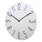 Silent Round Clock for Home and Office Decoration