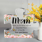 Message Gift in Puzzle Shape – Acrylic Display for Mother's Day