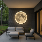 Modern Celestial Wall Light – Elegant Moon Design for Home Decor
