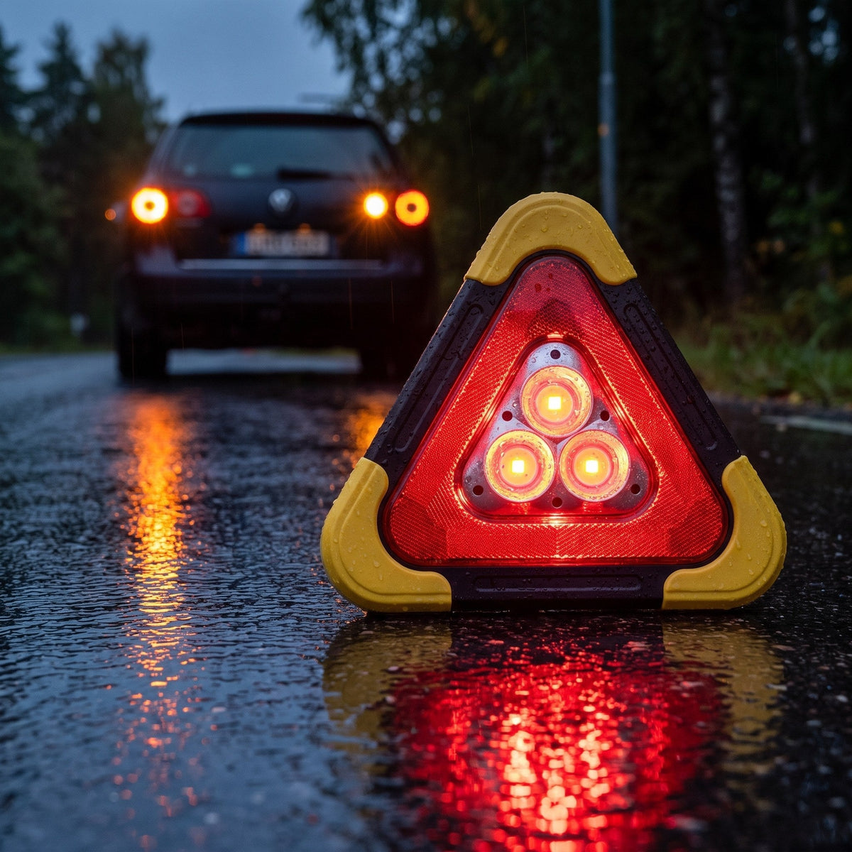 Emergency Beacon with Magnetic Mount – Solar-Powered Safety Signal