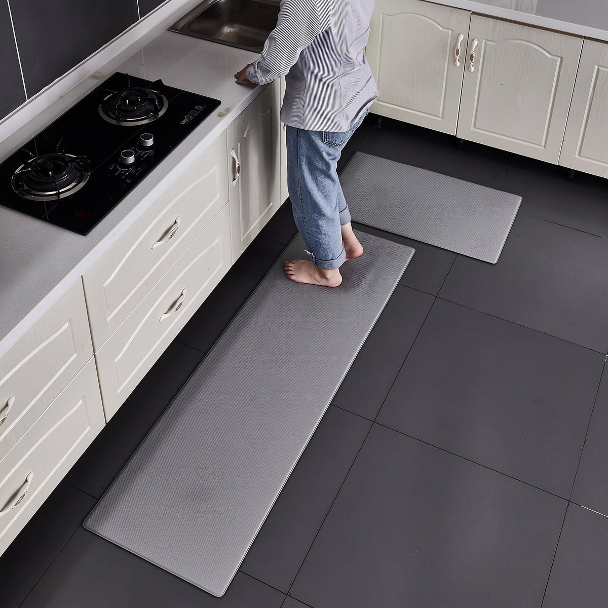 Waterproof Kitchen Floor Mat with Non-slip Padding
