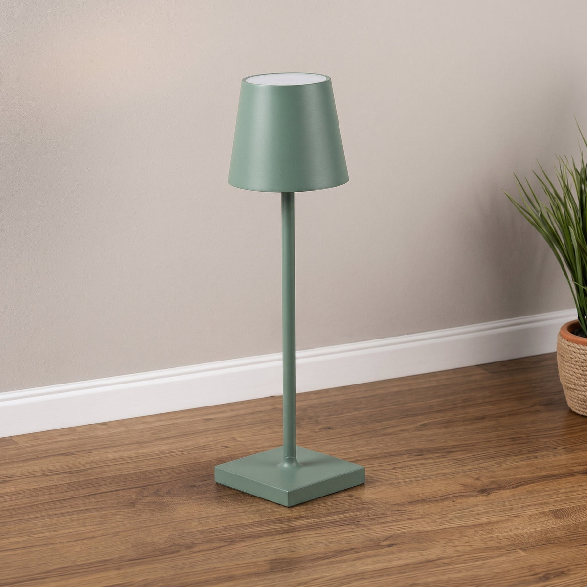Conical Shade Bedside Lamp – Nordic Slim Design