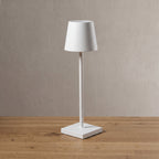 Conical Shade Bedside Lamp – Nordic Slim Design