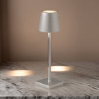 Conical Shade Bedside Lamp – Nordic Slim Design