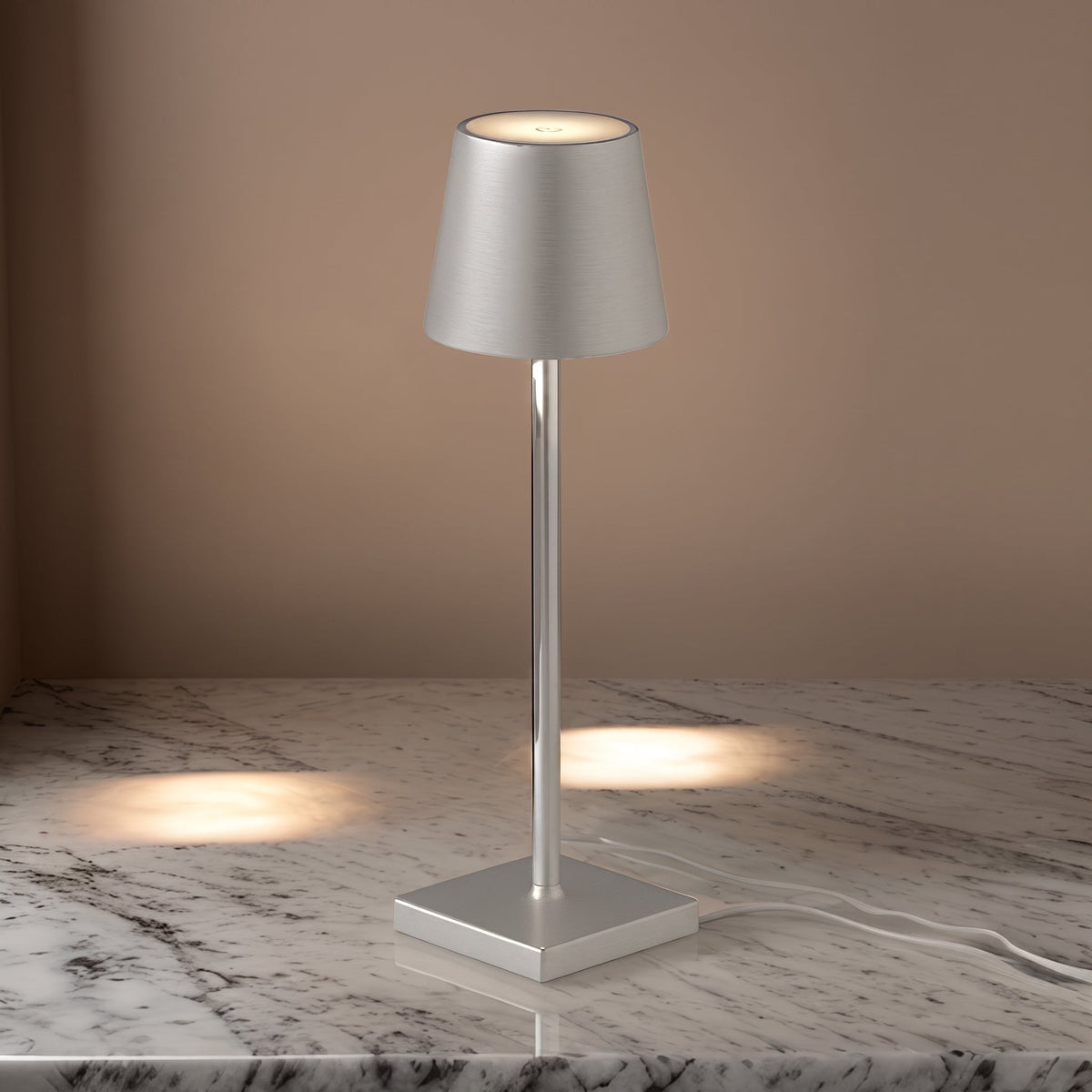 Conical Shade Bedside Lamp – Nordic Slim Design