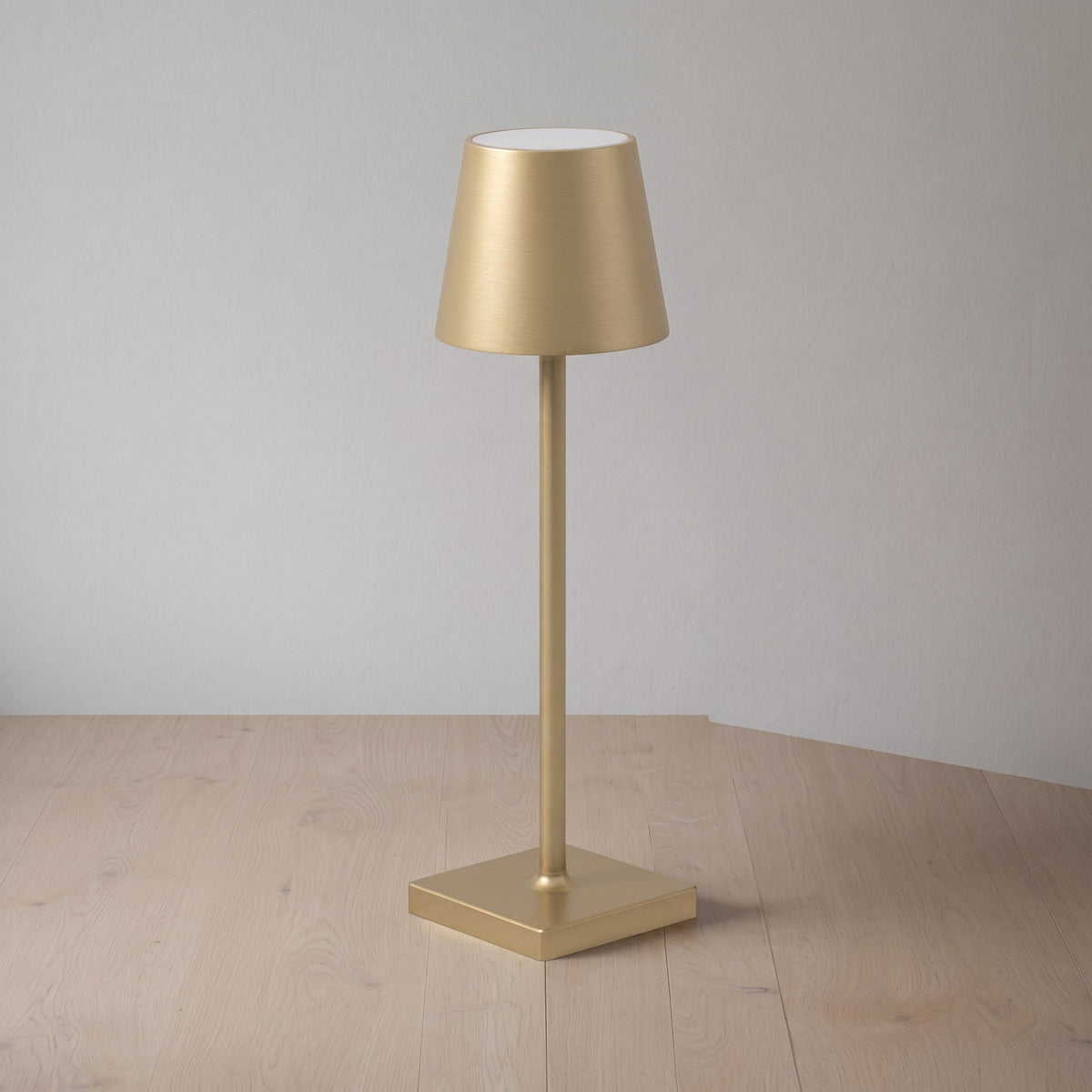 Conical Shade Bedside Lamp – Nordic Slim Design