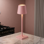 Conical Shade Bedside Lamp – Nordic Slim Design