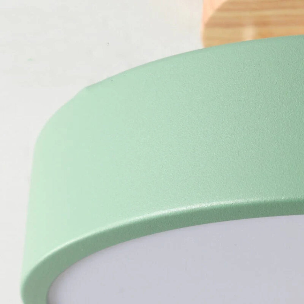 Contemporary LED Ceiling Fixture - Semi-Flush Mount Lighting