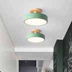 Contemporary LED Ceiling Fixture - Semi-Flush Mount Lighting
