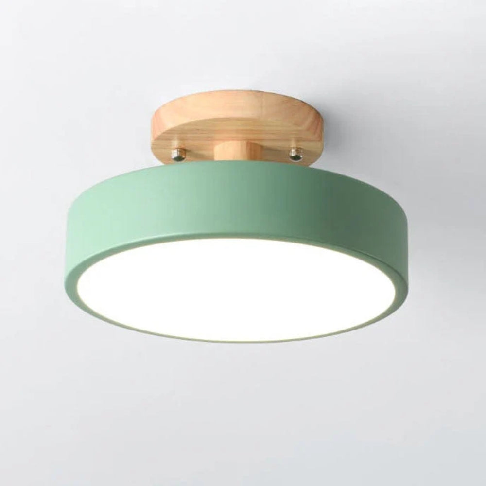 Contemporary LED Ceiling Fixture - Semi-Flush Mount Lighting