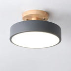 Contemporary LED Ceiling Fixture - Semi-Flush Mount Lighting