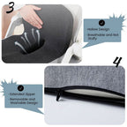 Memory Foam Seat Cushion for Office Chairs - Comfortable Posture Support