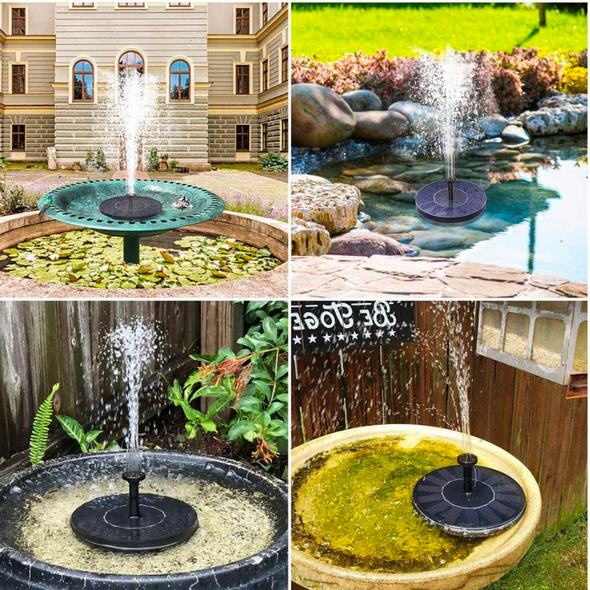 Outdoor Water Feature Pump for Solar Garden Fountain