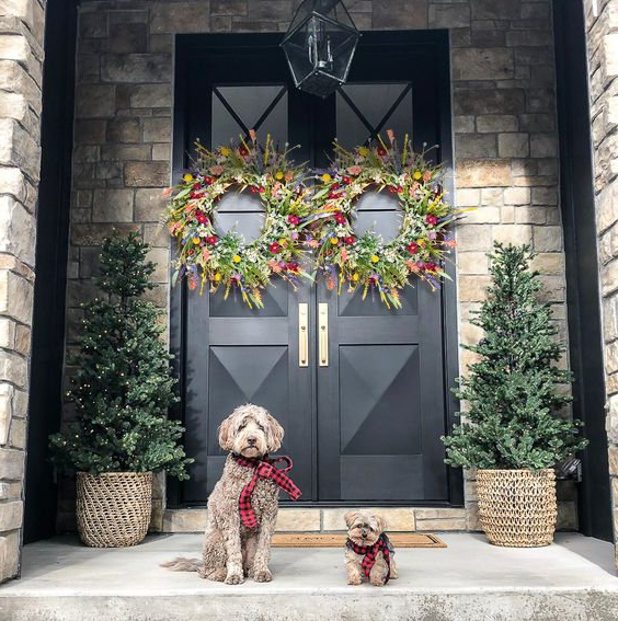 Vibrant Floral Wreath for Spring – Brighten Your Entryway Decor