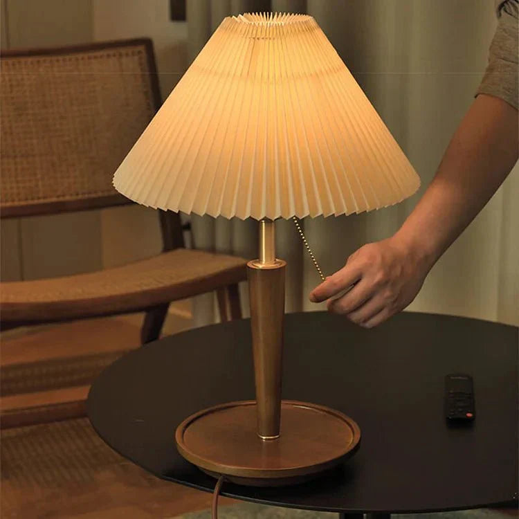Classic Wood Desk Lamp
