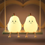 Soft Adjustable Glow Pear-Shaped Night Light