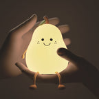 Soft Adjustable Glow Pear-Shaped Night Light