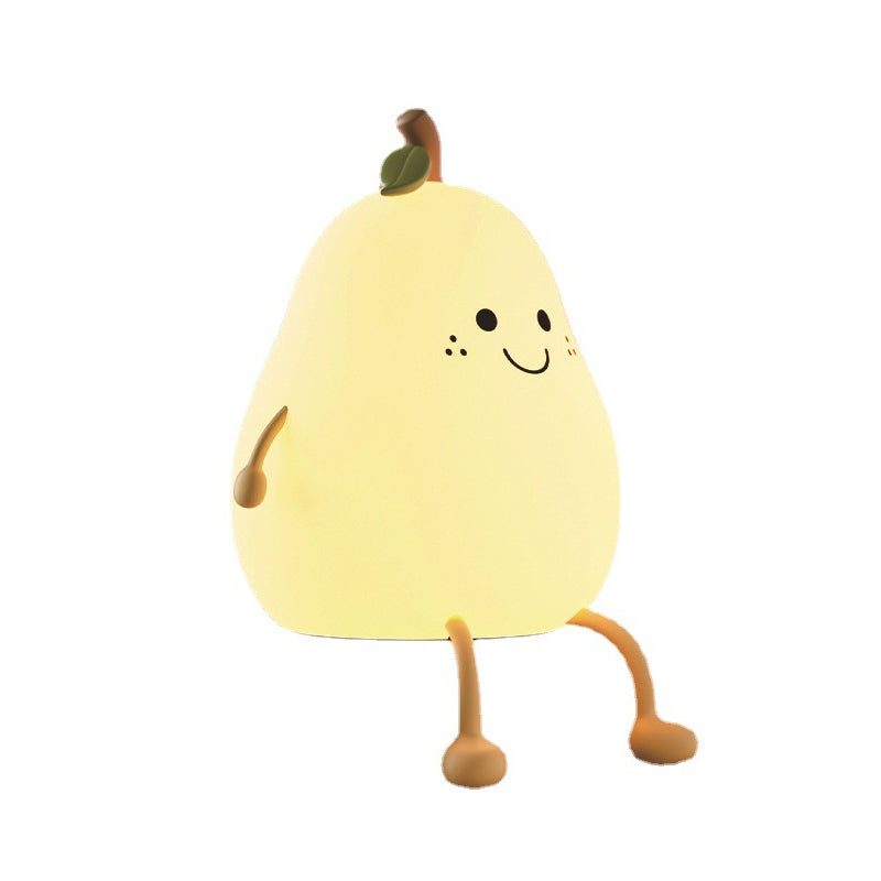 Soft Adjustable Glow Pear-Shaped Night Light
