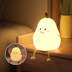 Soft Adjustable Glow Pear-Shaped Night Light