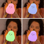 Soft Adjustable Glow Pear-Shaped Night Light