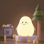 Soft Adjustable Glow Pear-Shaped Night Light