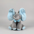 Plush Elephant Toy with Peek-a-Boo Function for Singing