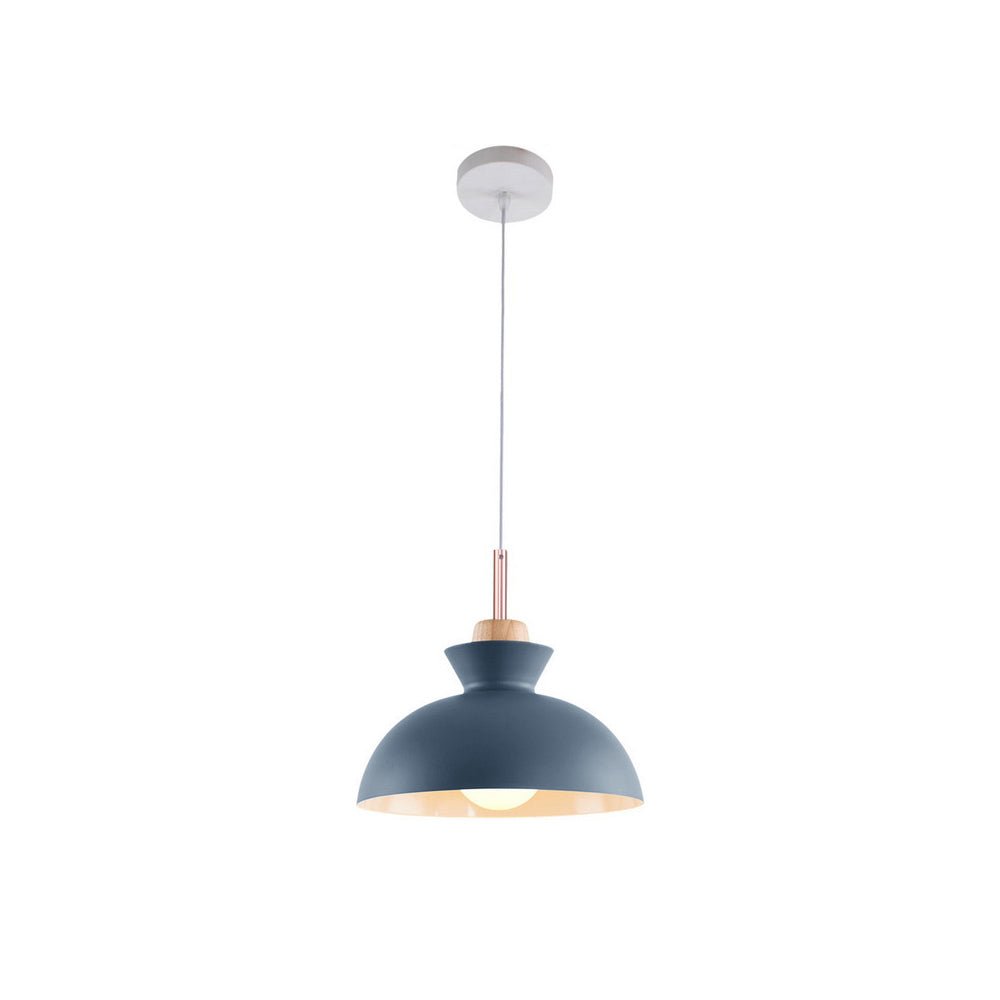 Scandinavian Style Metal Dome Pendant Light for Modern Spaces