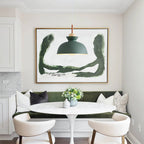 Scandinavian Style Metal Dome Pendant Light for Modern Spaces