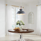 Scandinavian Style Metal Dome Pendant Light for Modern Spaces