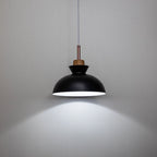 Scandinavian Style Metal Dome Pendant Light for Modern Spaces