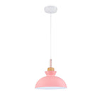 Scandinavian Style Metal Dome Pendant Light for Modern Spaces