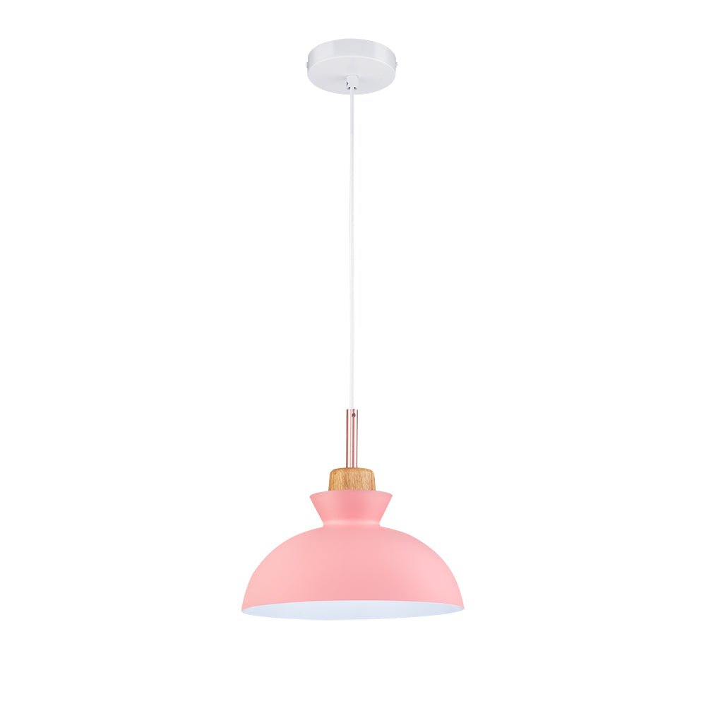Scandinavian Style Metal Dome Pendant Light for Modern Spaces