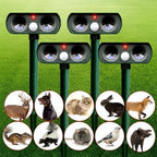 Outdoor Animal Deterrent Light – Solar-Powered Pest Repeller