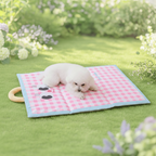 Foldable Portable Cooling Mat for Cats and Dogs – Breathable Design