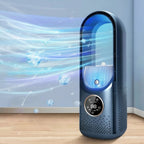 Bladeless Fan with Evaporative Cooling for Portable Air Conditioning