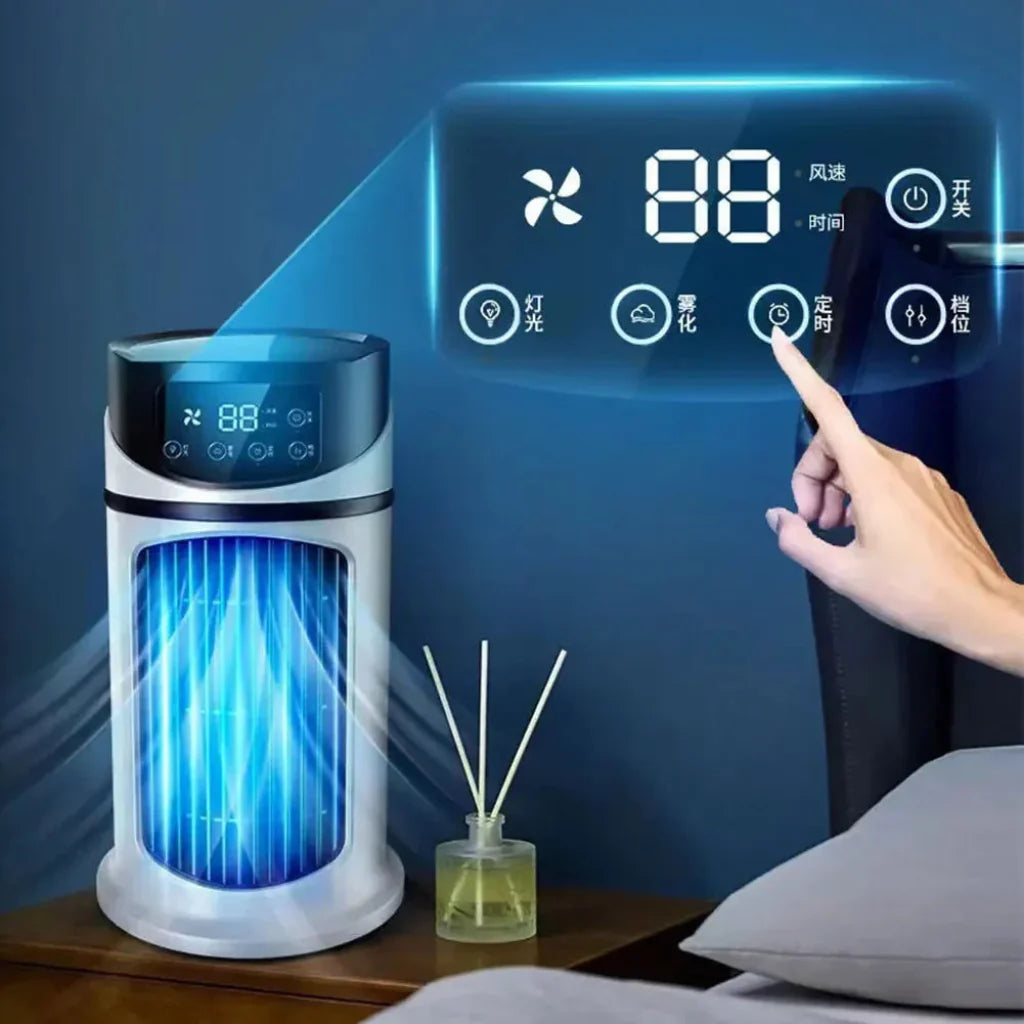 Compact Evaporative Cooler Fan - Portable Air Conditioning Unit