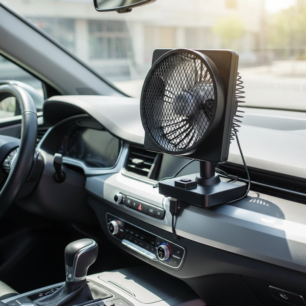 USB Car Fan - Compact Portable Air Conditioner