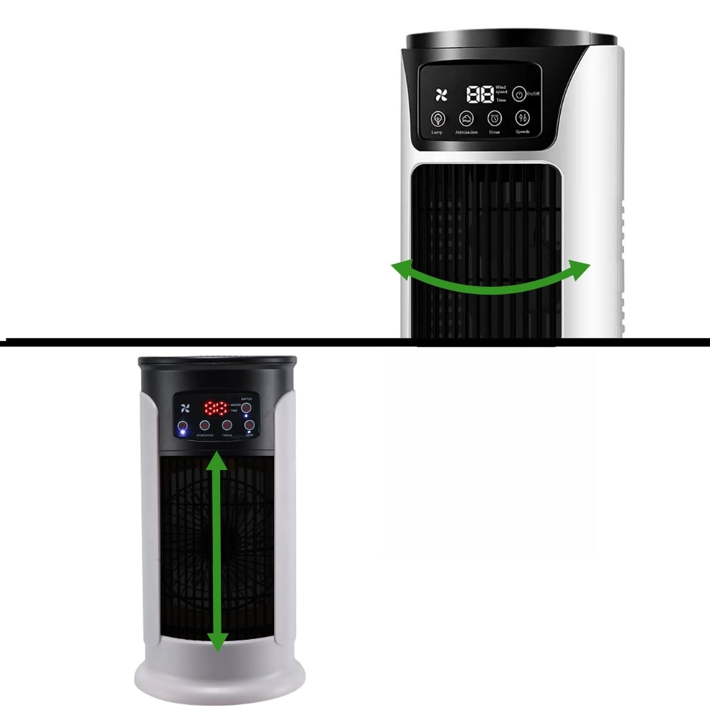 Tower Fan with Portable Air Cooling Function